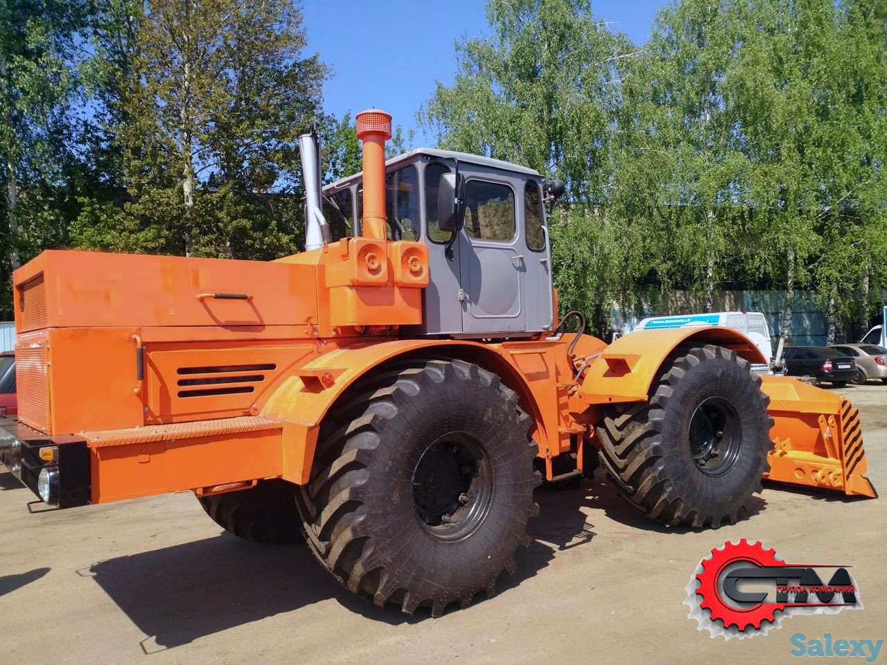 Трактор к701, отвал для уборки снега, фотография 1