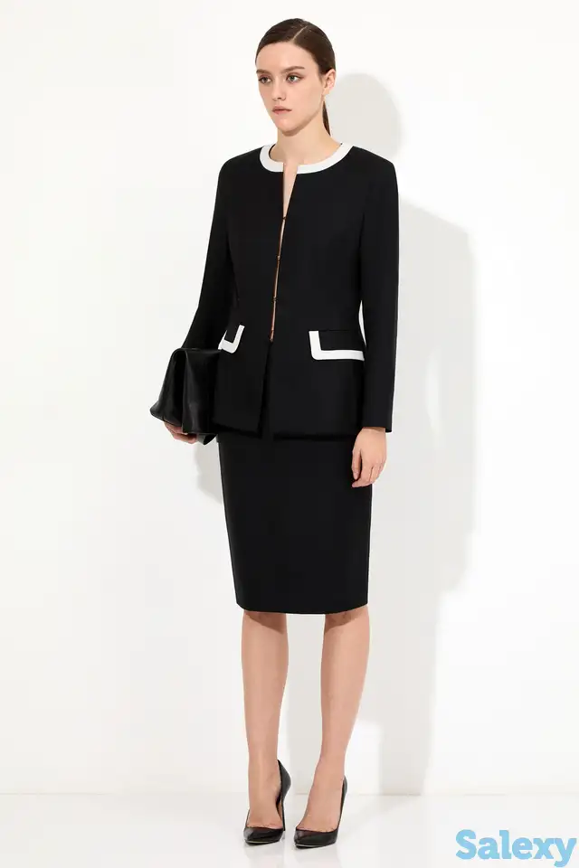 Классическая юбка из 100% шерсти vassa&co, фотография 1