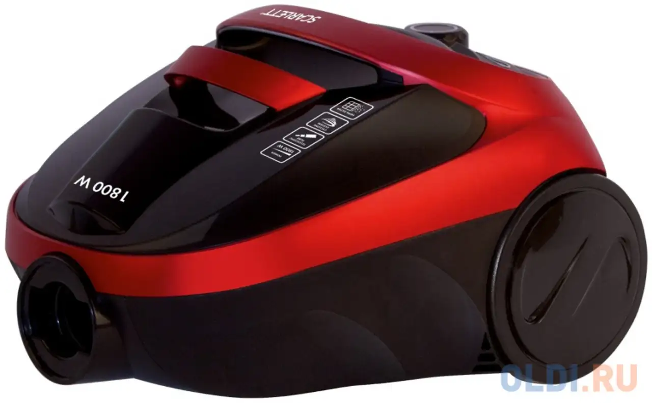 Пылесос scarlett sc-vc80c80 сухая уборка красный, фотография 1