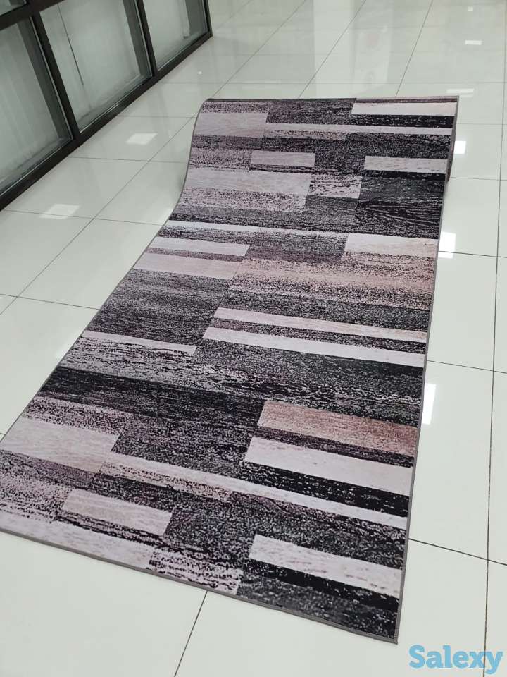 Ковровая дорожка с модными потертостями Тренд ковер коврик 120см, фотография 2