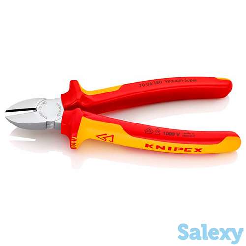 Бокорезы диэлектрические 1000v 180 мм knipex kn-7006180, фотография 2