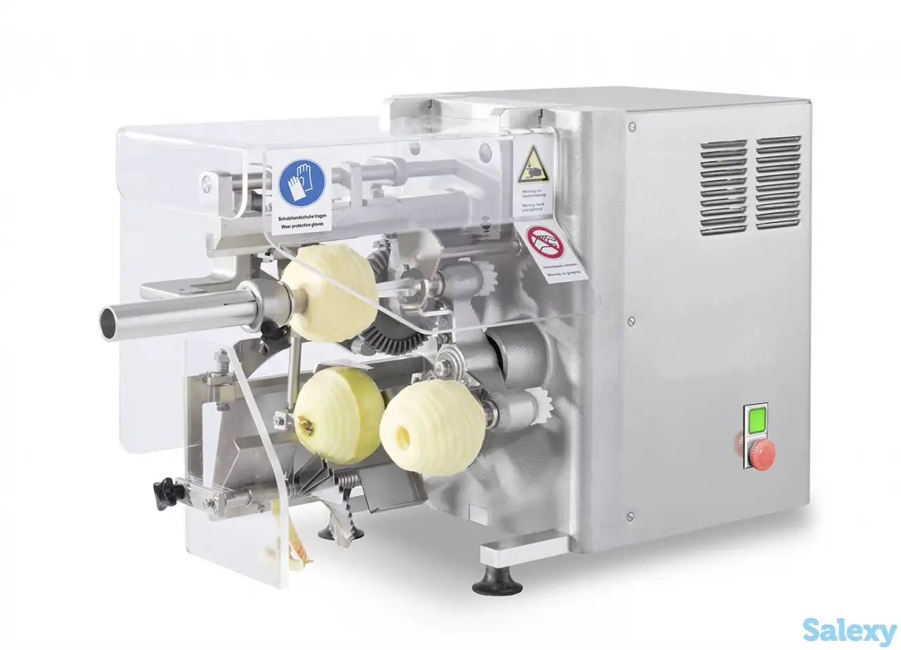 Машина для чистки, нарезания, удаления сердцевины яблок 70-100 кг/час, фотография 1