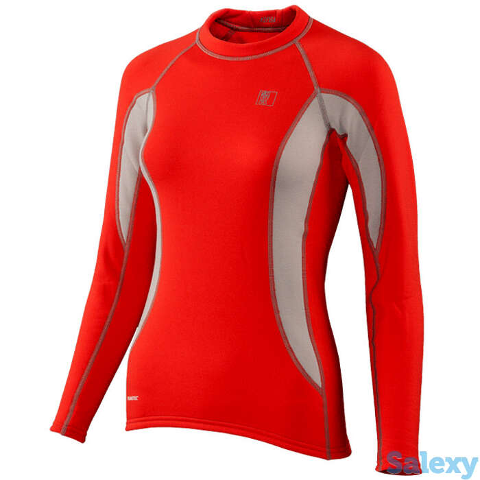 Термобелье майка сивера сноуи женская кармин/облако, фотография 1