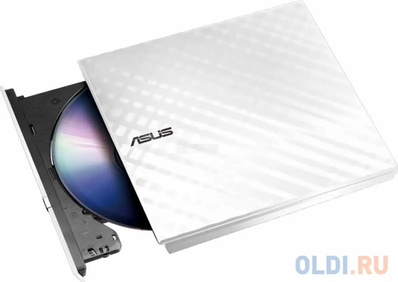 Внешний привод dvd±rw asus sdrw-08d2s-u usb белый retail, фотография 1