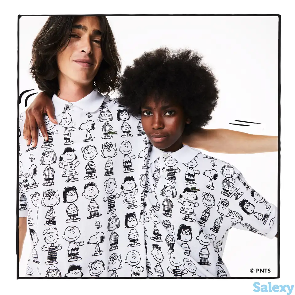 Мужское поло lacoste x peanuts l!ve unisex, фотография 1