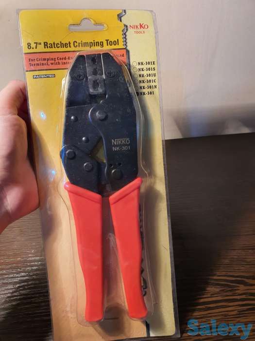 Обжимной инструмент обжиматель кримпер обжимник для клемм, фотография 5