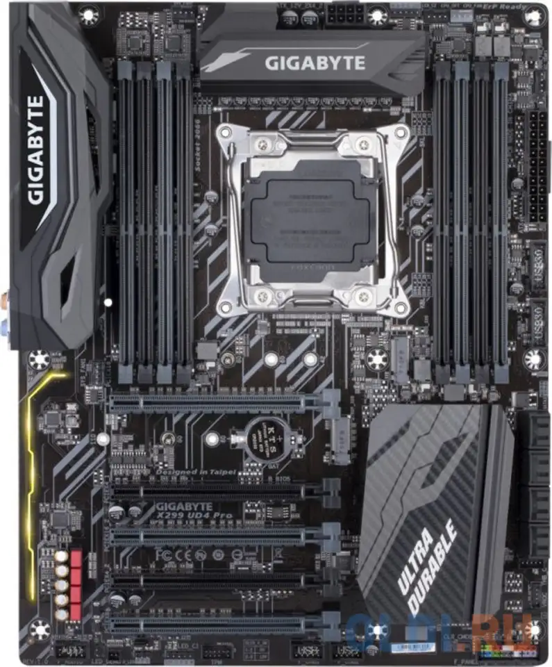 Материнская плата gigabyte x299 ud4 pro <s2066, x299, 8*ddr4 dimm, 5xpci-ex16,, фотография 1