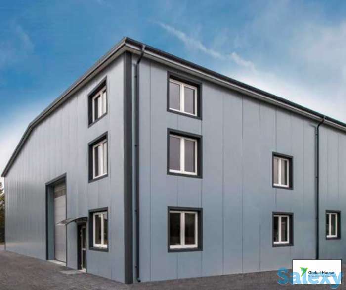 Облицовка фасада металлическими панелями с полимерным покрытием, фотография 1