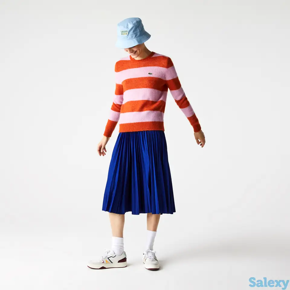 Женская юбка средней длины lacoste с надписью на талии, фотография 1