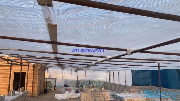 Пленка.Армированная пленка.Пленка для парника,теплиц.Пленка для укрытия строительных лесов,фасадов., фотография 5