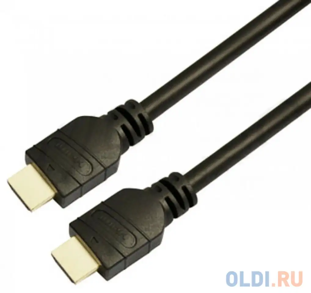 Кабель hdmi 30м lazso wh-111 круглый черный, фотография 1