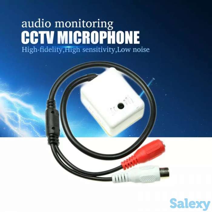 Продам активный мини микрофон для видеонаблюдения, фотография 1
