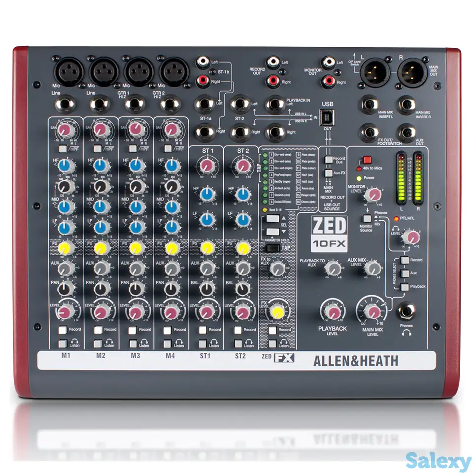 Аналоговый микшерный пульт allen & heath zed-10fx, фотография 1
