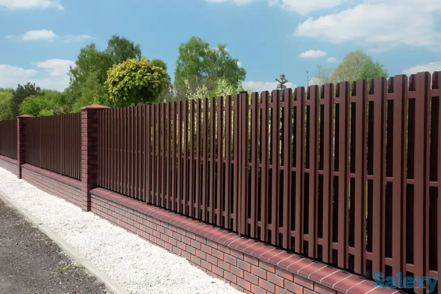 Установка заборного ограждения, фотография 2