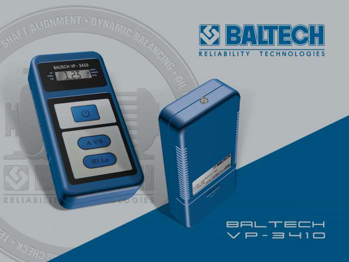 Приборы для диагностики, портативный виброметр BALTECH VP-3410, фотография 3