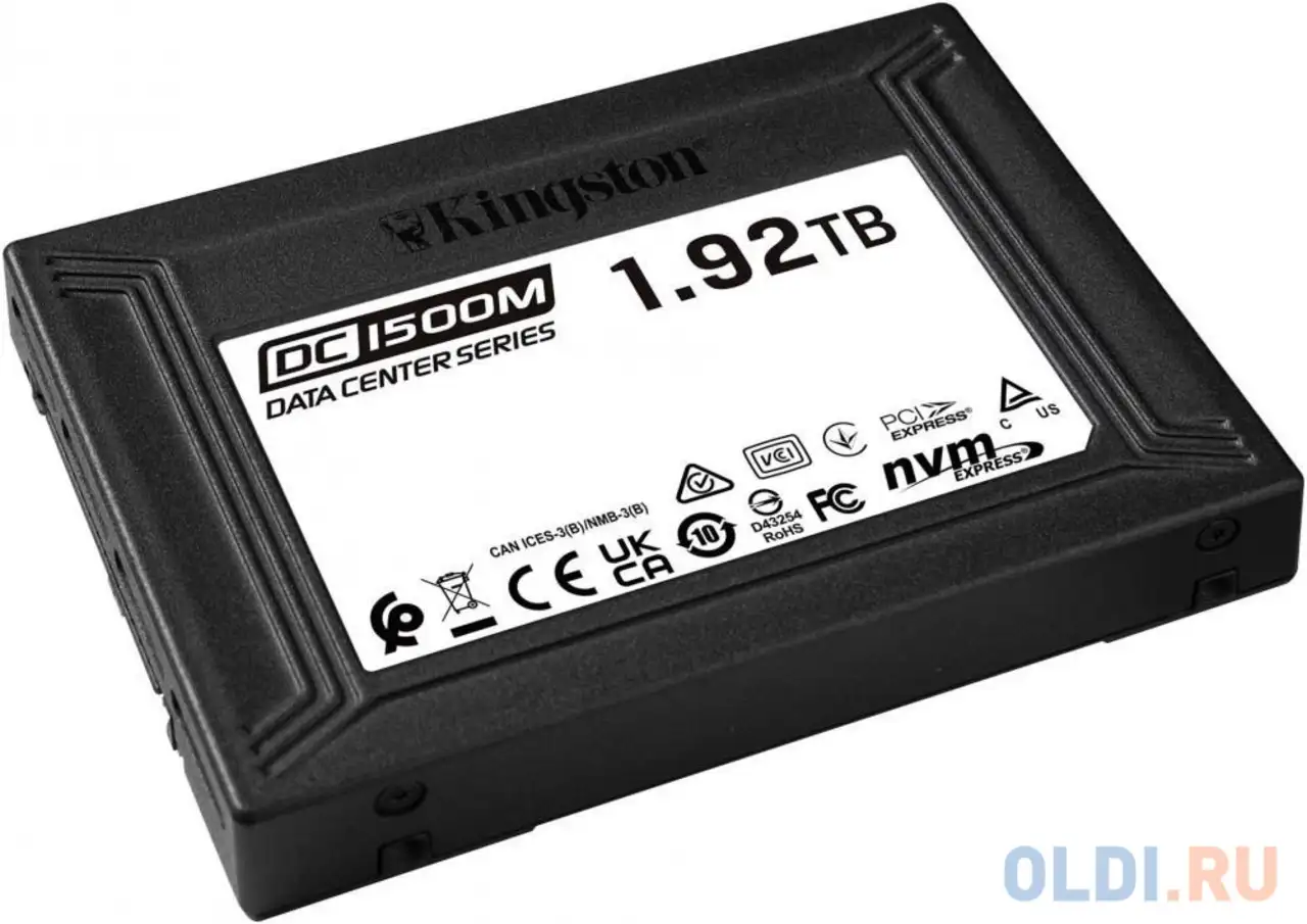 Ssd накопитель kingston dc1500m 1.92 tb pci-e 3.0 x4 sedc1500m/1920g, фотография 1