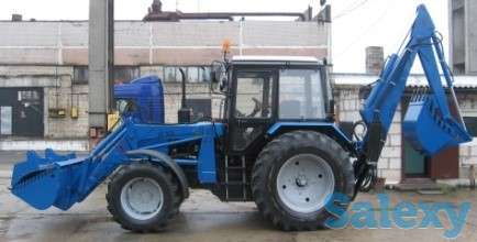 Экскаватор-погрузчик/бульдозер, фотография 1