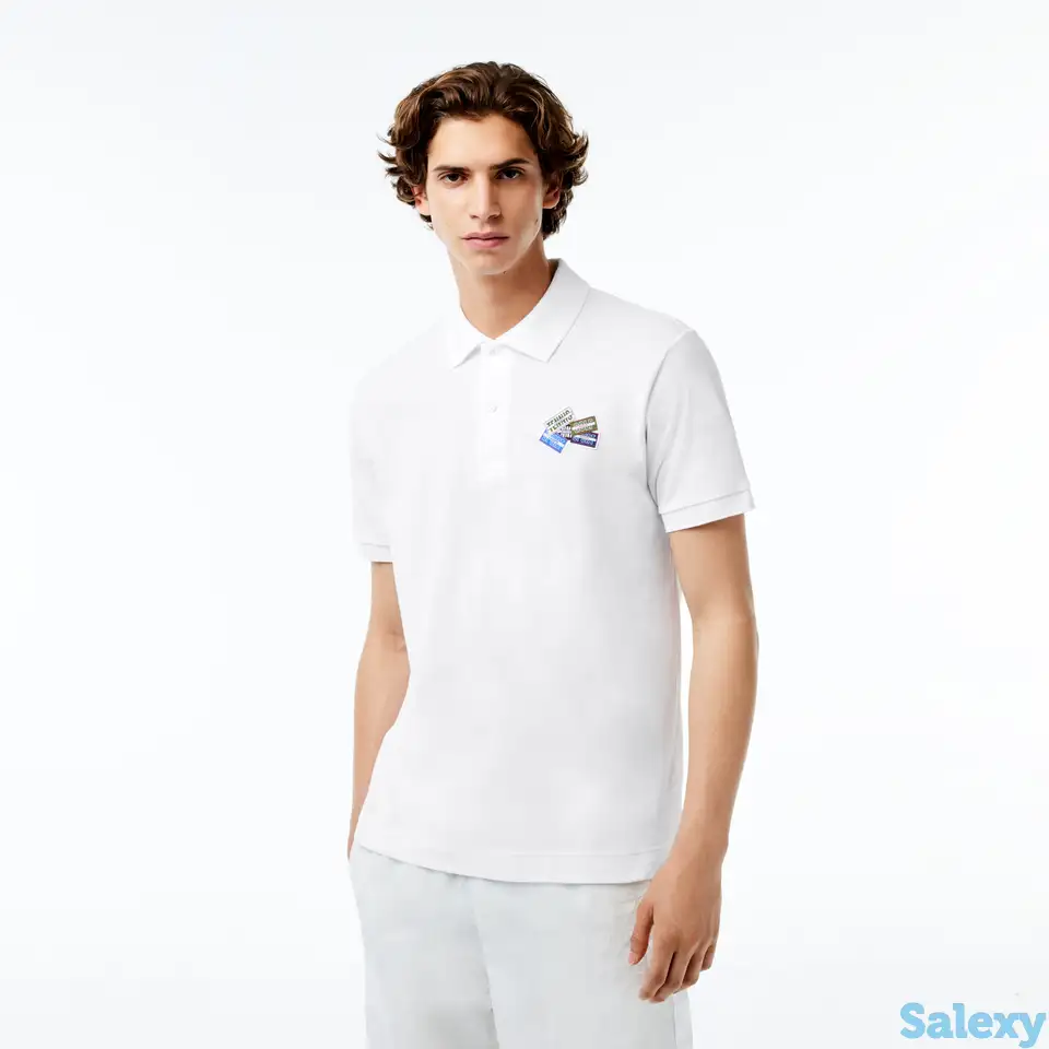 Мужское поло lacoste  l.12.12, фотография 1