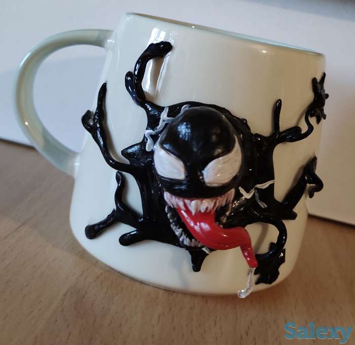 Кружки с оригинальным декором из полимерной глины, фотография 4