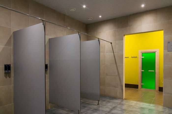 Нержавеющая сантехническая крепежная фурнитура для монтажа сантехкабин, туалетных и душевых перегородок, фотография 5