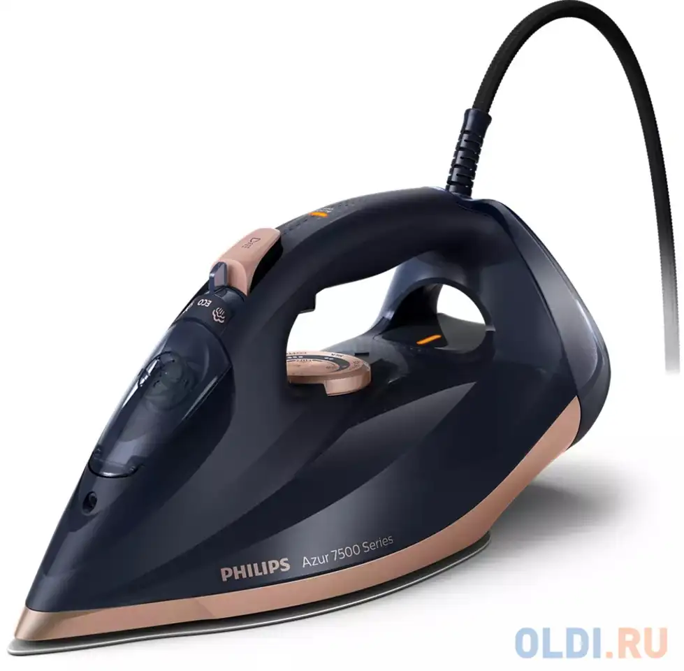 Утюг philips dst7510/80 3200вт синий золотистый, фотография 1