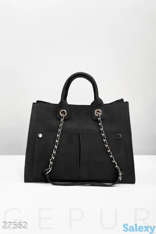 Классическая замшевая сумка, фотография 1