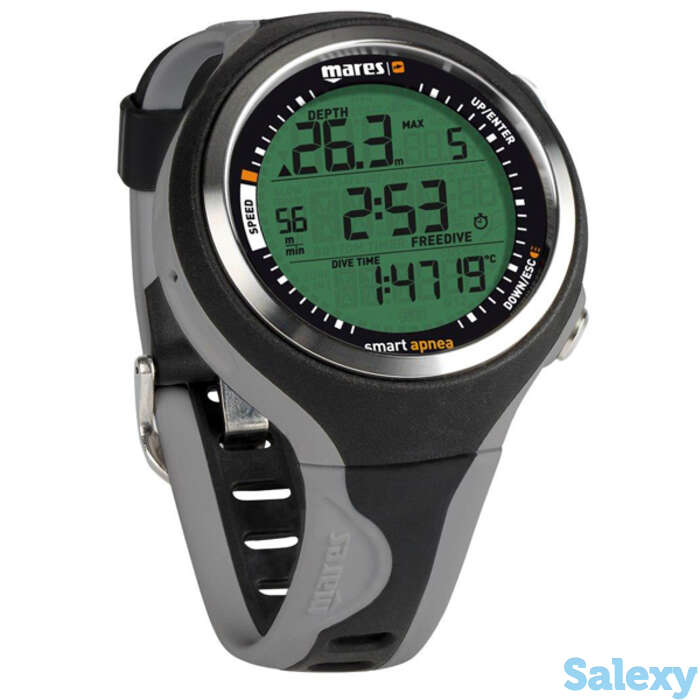 Компьютер для фридайвинга и охоты mares smart apnea цвет черно-оранжевый, фотография 1