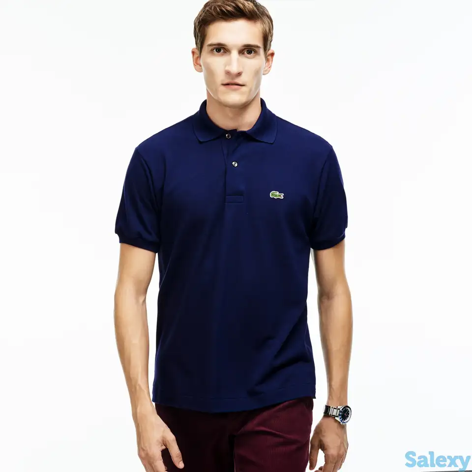 Мужское поло lacoste l1212 classic fit, фотография 1