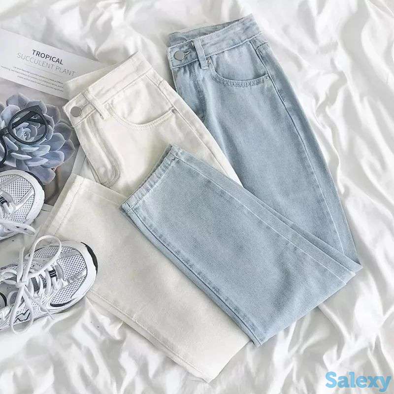 джинсы женские голубые, фотография 1