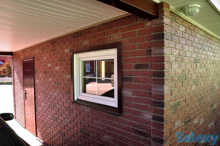 Облицовка фасадов сайдингом и кирпичом., фотография 4