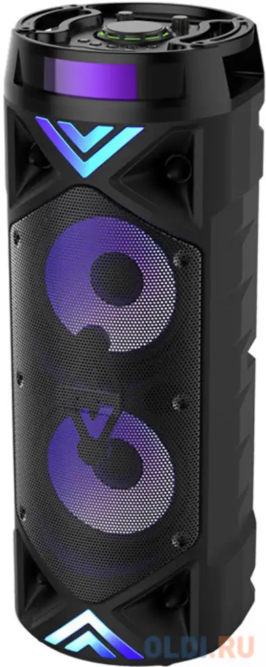 Минисистема hyundai h-mc180 черный 80вт/fm/usb/bt/sd/mmc, фотография 1