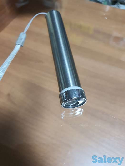 Фонарик серебреного цвета малый, фотография 1