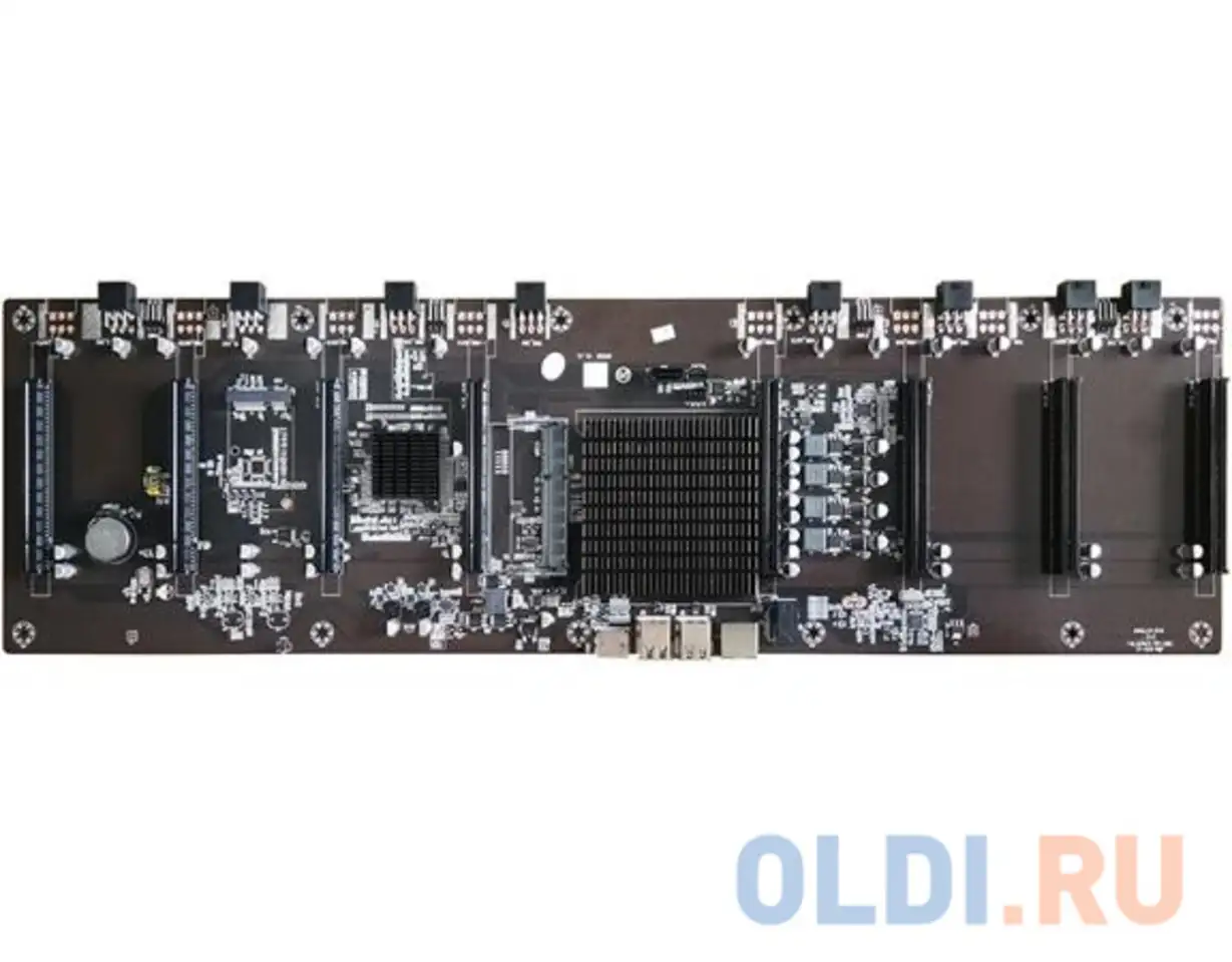 Afhm65-eth8ex  intel hm65+ intel celeron,1xddr3-1600mhz,8xpci-ex16,1xsata2,1xmsata2,100lan matx, ret, фотография 1