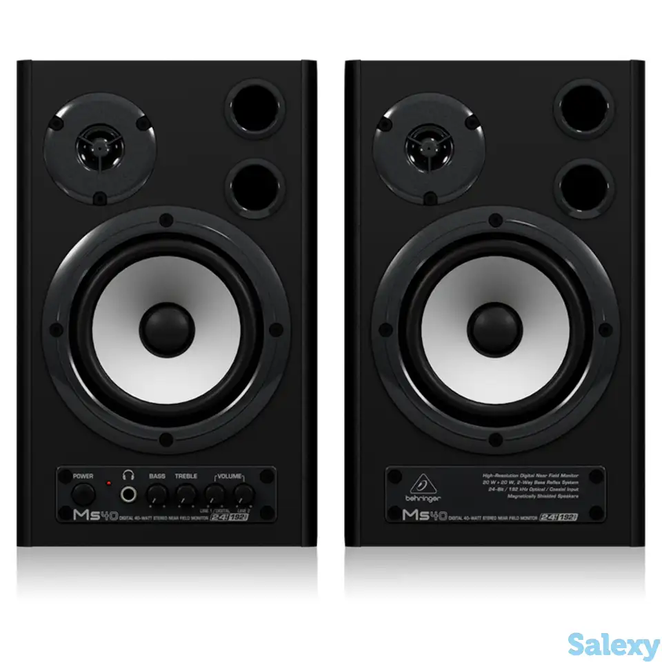 Активные студийные мониторы behringer ms40 (пара), фотография 1