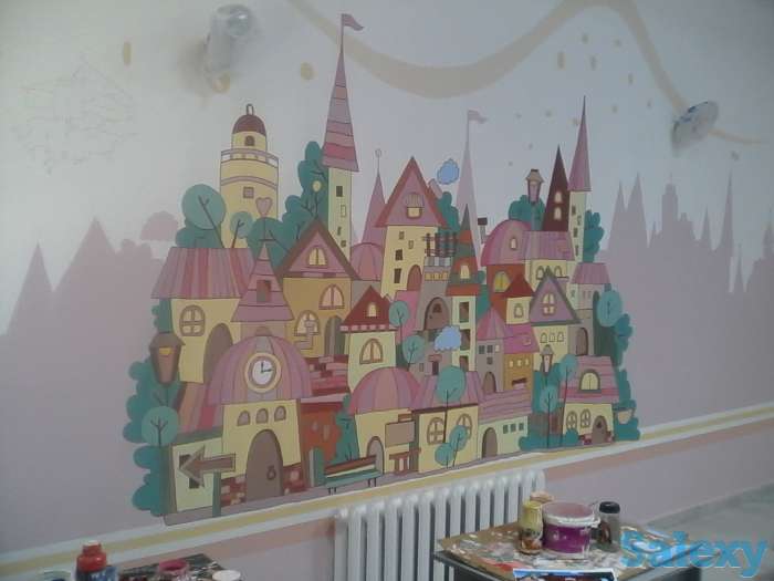 Художник роспись стен оформление дизайн, фотография 1