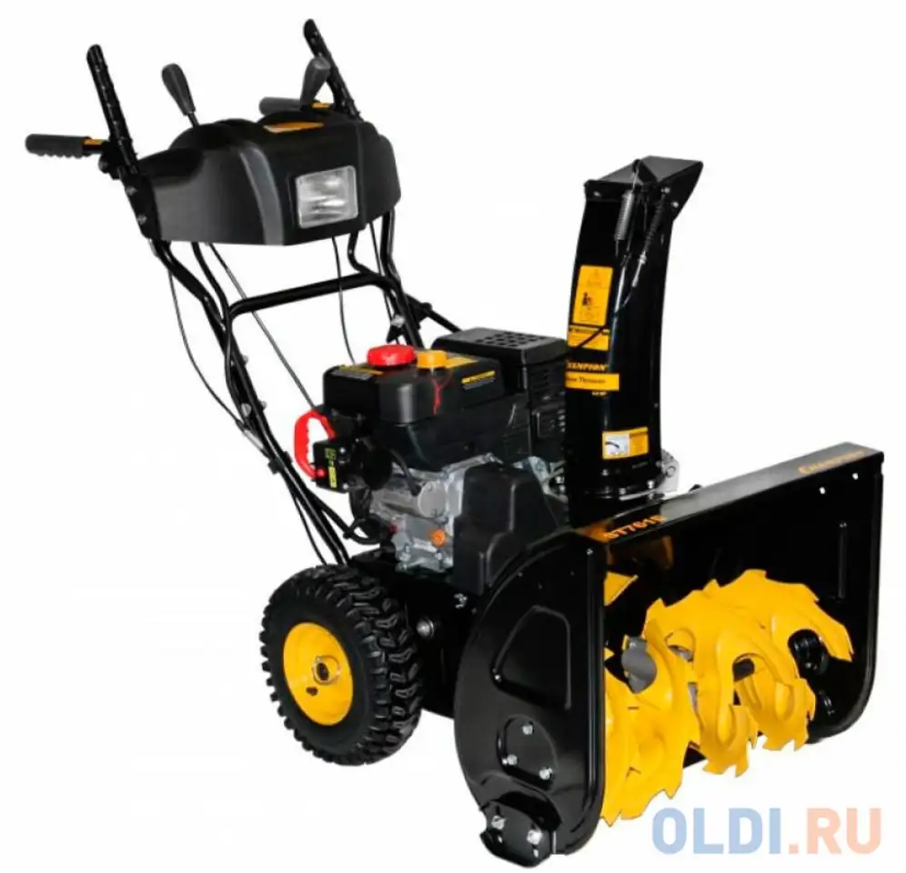 Снегоуборщик champion st761e бензиновый  212сс g210shke 6.0лс 61см 6/2 эл.пуск, фотография 1