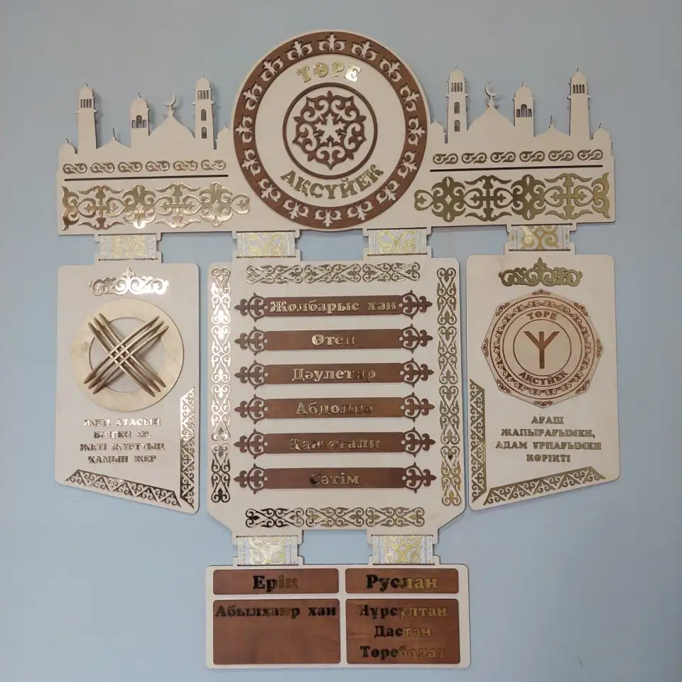 Шежре из дерева на заказ, фотография 1