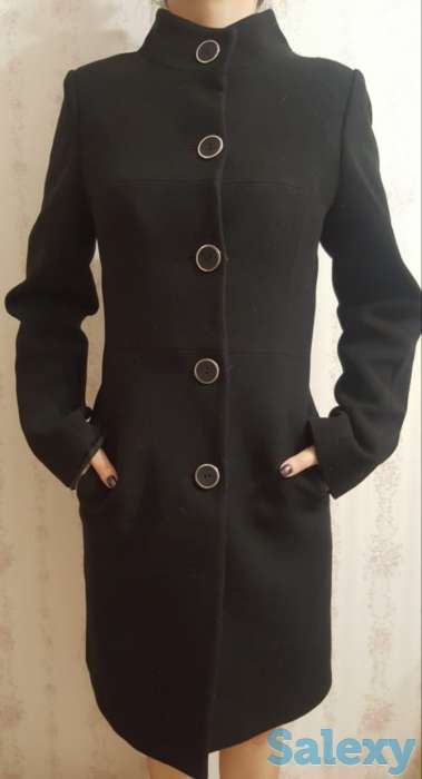 Пальто (черное, молочное, красное), фотография 2