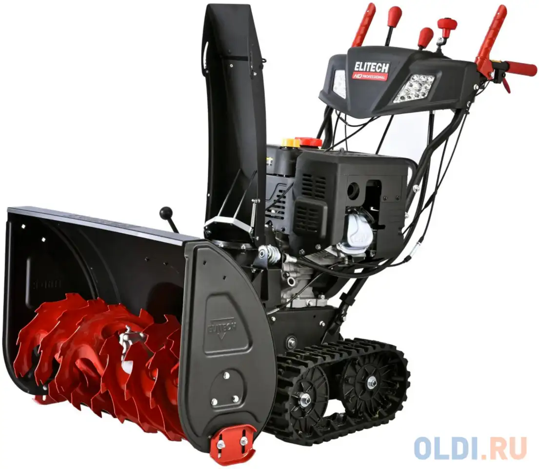 Снегоуборщик бензин. elitech st 1271cle 12л.с., фотография 1