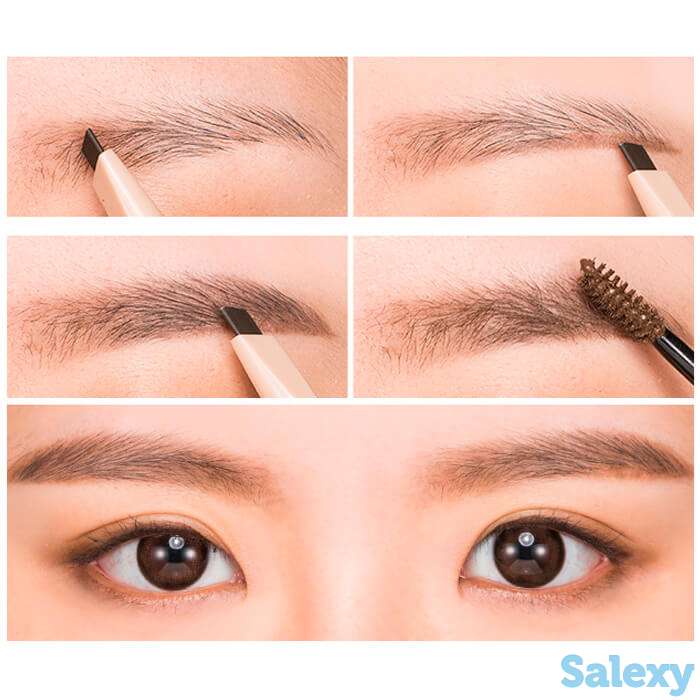 Карандаш для бровей missha perfect eyebrow styler, цвет #6 red brown | красно-коричневый, фотография 3