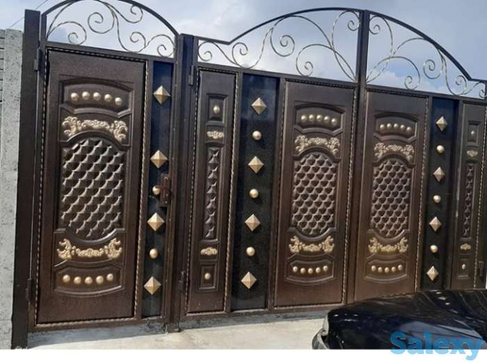 Ажурные и кованные ворота и калитки и заборы , ограждение., фотография 7