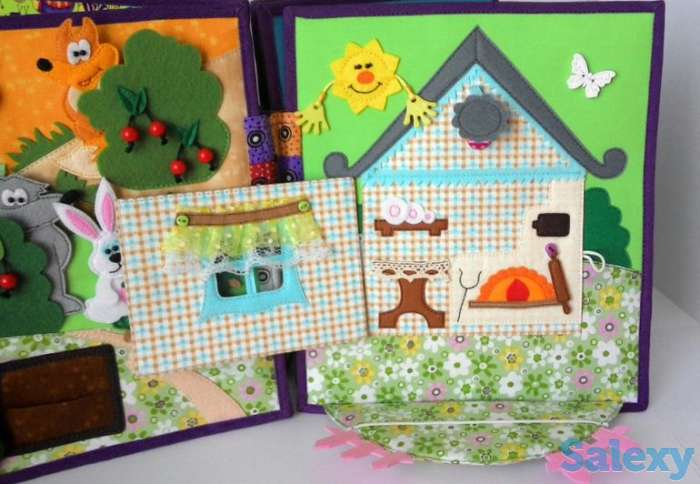 Шью из фетра и текстиля развивающие книжки. Любой сложности., фотография 4