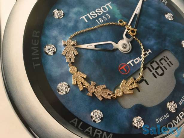 Браслет желтое золото с белым, фотография 1