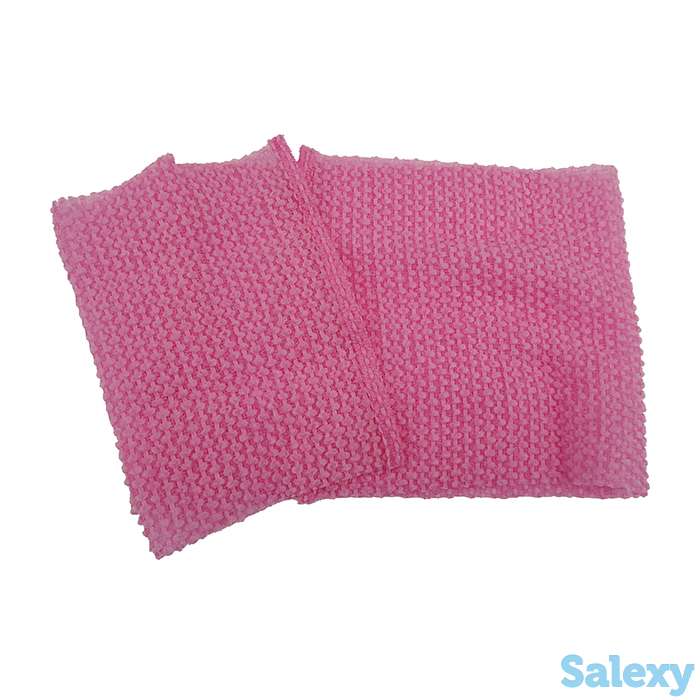 Мочалка для душа он:е pokoawa body towel (розовая, средней жёсткости), фотография 1