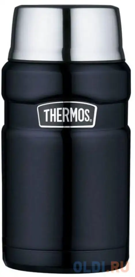 Термос для еды thermos sk3020 rcmb 0.71л. черный/серый картонная коробка (375810), фотография 1