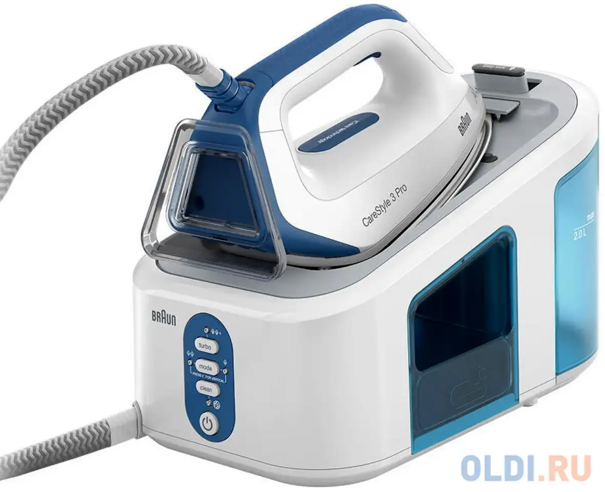 Парогенератор braun is 3157 bl 2400вт синий белый, фотография 1