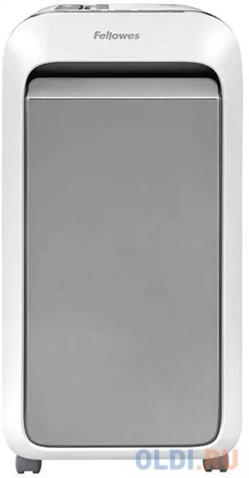 Шредер fellowes powershred lx221 белый (секр.p-5)/перекрестный/20лист./30лтр./скрепки/скобы/пл.карты, фотография 1