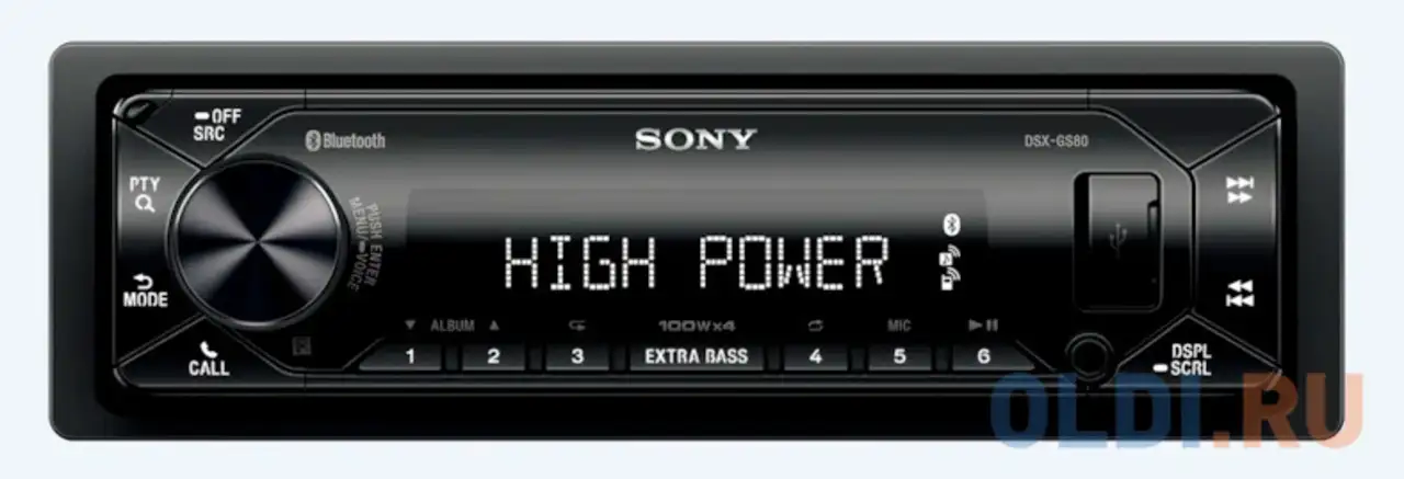 Автомагнитола sony dsx-gs80 1din 4x100вт, фотография 1