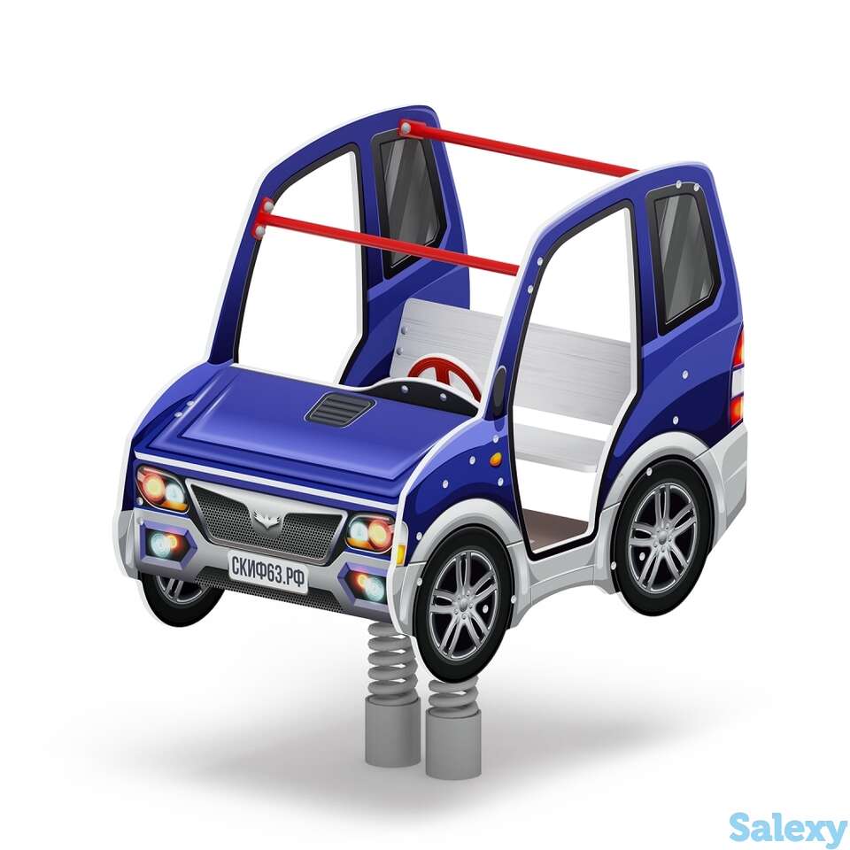 Качалка на пружине машинка ио 23.03.01-01, фотография 1