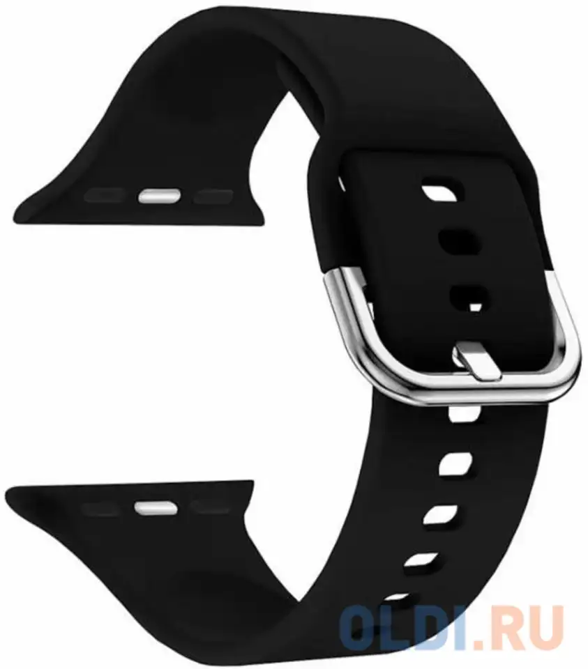 Ремешок lyambda avior для apple watch чёрный dsj-17-40-bk, фотография 1